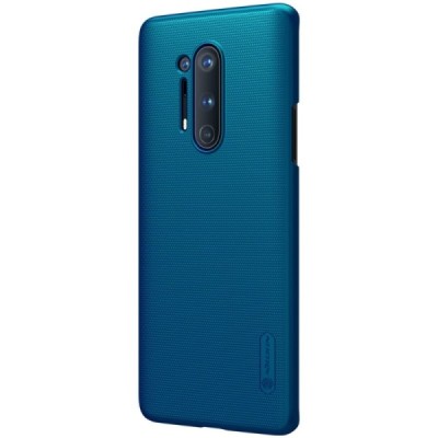 Nillkin Frosted Shield OnePlus 8 Pro mėlynas plastikinis dėklas | Priedai.lt