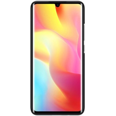 Xiaomi Mi Note 10 Lite Nillkin Frosted Shield juodas plastikinis dėklas | Priedai.lt