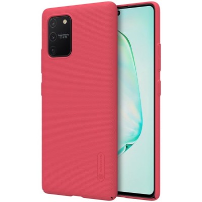 Samsung Galaxy S10 Lite (G970) Nillkin Frosted Shield raudonas plastikinis dėklas | Priedai.lt