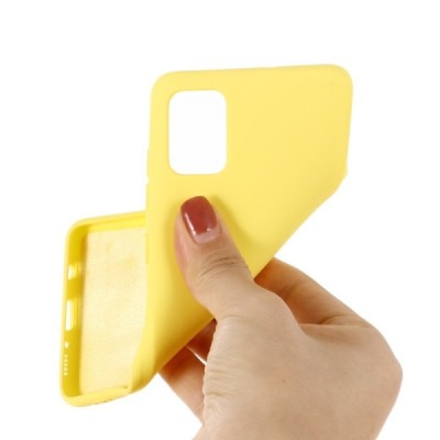Samsung Galaxy S10 Lite (G970) Shell kieto silikono TPU geltonas dėklas - nugarėlė | Priedai.lt