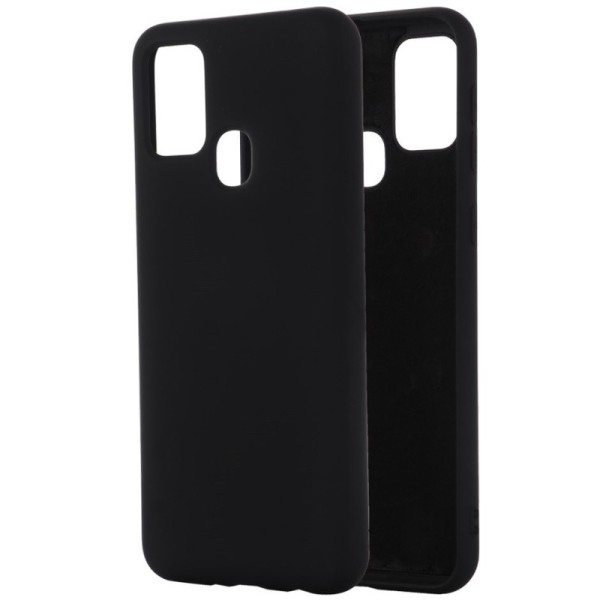 „Shell“ kieto silikono (TPU) dėklas - juodas (Galaxy A21s)