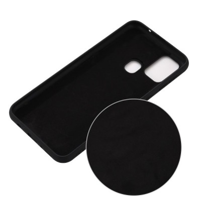 Samsung Galaxy A21s (A217) Shell kieto silikono TPU juodas dėklas - nugarėlė | Priedai.lt