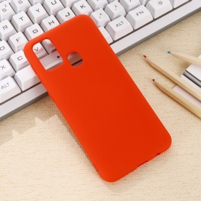 Samsung Galaxy A21s (A217) Shell kieto silikono TPU raudonas dėklas - nugarėlė | Priedai.lt