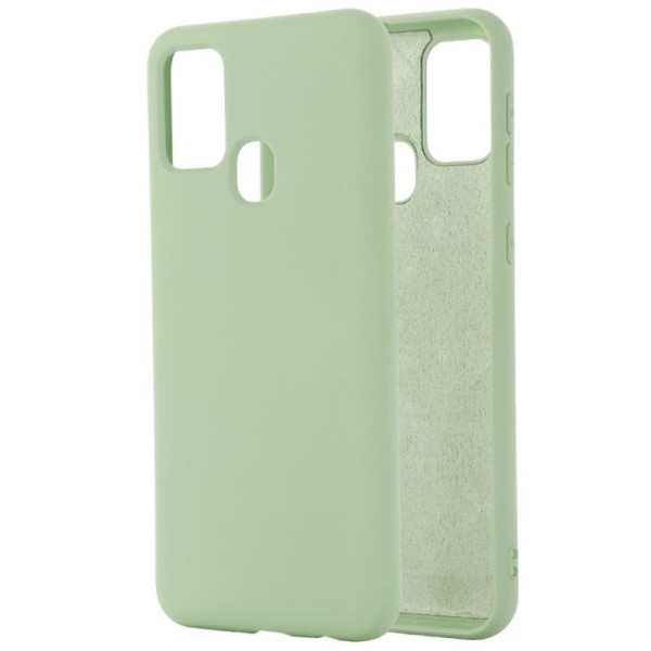 „Shell“ kieto silikono (TPU) dėklas - žalias (Galaxy A21s)