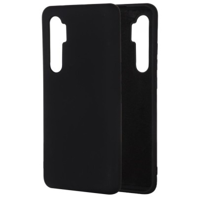 Xiaomi Mi Note 10 Lite Shell kieto silikono TPU juodas dėklas - nugarėlė | Priedai.lt