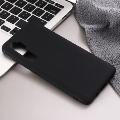 Xiaomi Mi Note 10 Lite Shell kieto silikono TPU juodas dėklas - nugarėlė | Priedai.lt