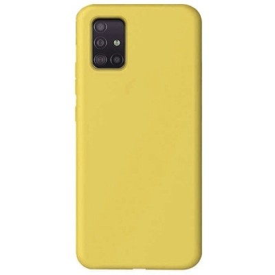 Samsung Galaxy A51 (A515) „Shell“ kieto silikono TPU geltonas dėklas - nugarėlė | Priedai.lt