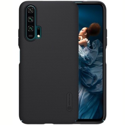 Huawei Honor 20 Pro Nillkin Frosted Shield juodas plastikinis dėklas | Priedai.lt