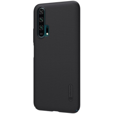 Huawei Honor 20 Pro Nillkin Frosted Shield juodas plastikinis dėklas | Priedai.lt