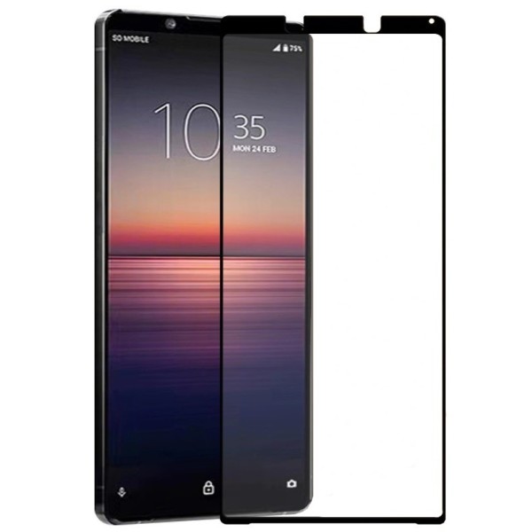 „3D Rewan“ Tempered Glass apsauginis ekrano stiklas 0.26 mm - juodas (Xperia 1 II)