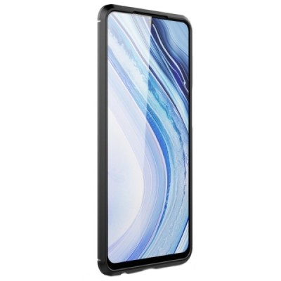 Xiaomi Redmi Note 9 Pro kieto silikono TPU juodas dėklas - nugarėlė | Priedai.lt