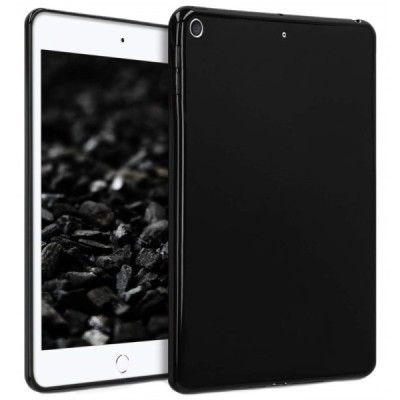 Apple iPad mini 4 (iPad mini 2019) kieto silikono TPU juodas dėklas - nugarėlė | Priedai.lt