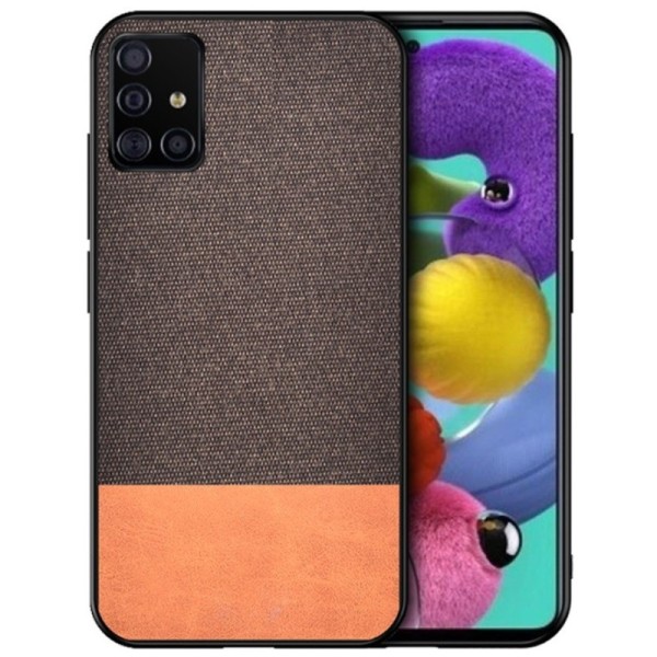 „Bi-Color“ Splicing dėklas - rudas (Galaxy A51)
