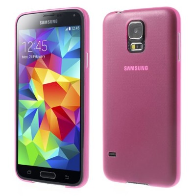 Ploniausias pasaulyje rožinis Samsung Galaxy S5 G900 (S5 Neo G903) dėklas (dėkliukas) / Priedai.lt