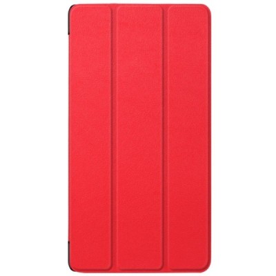 Lenovo Tab 7 Essential (7104F) atverčiamas raudonas odinis dėklas (sulankstomas) | Priedai.lt