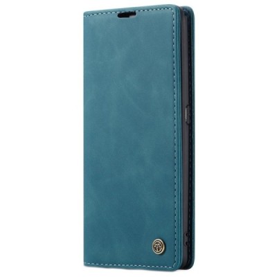 Samsung Galaxy A80 (A805F) CaseMe Retro solidus atverčiamas žalias odinis dėklas - knygutė | Priedai.lt