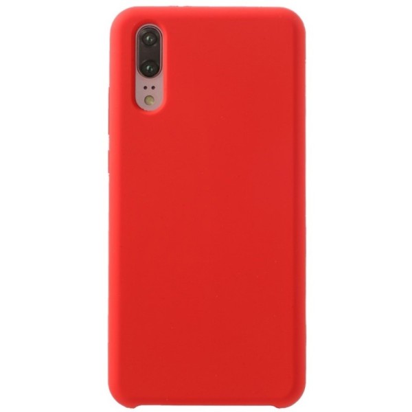 „Shell“ kieto silikono (TPU) dėklas - raudonas (P20)