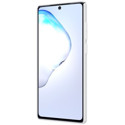 Nillkin Frosted Shield Samsung Galaxy Note 20 (N980F) baltas plastikinis dėklas / Priedai.lt
