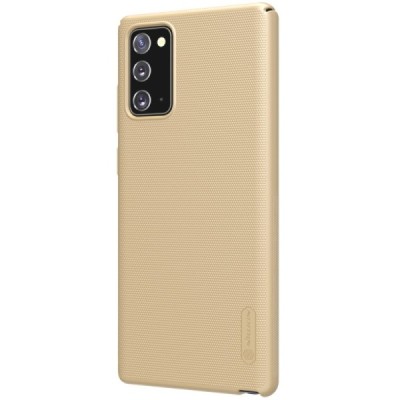 Nillkin Frosted Shield Samsung Galaxy Note 20 (N980F) auksinis plastikinis dėklas | Priedai.lt