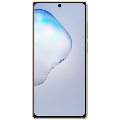 Nillkin Frosted Shield Samsung Galaxy Note 20 (N980F) auksinis plastikinis dėklas | Priedai.lt