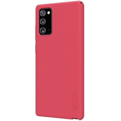 Nillkin Frosted Shield Samsung Galaxy Note 20 (N980F) raudonas plastikinis dėklas | Priedai.lt
