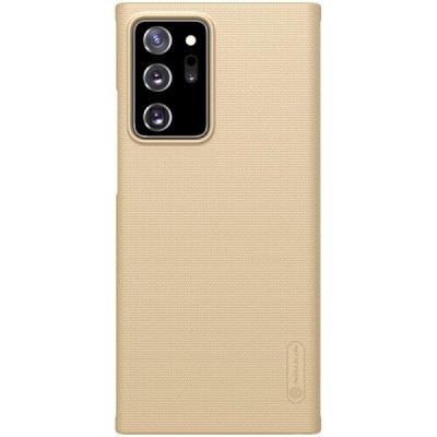 Nillkin Frosted Shield Samsung Galaxy Note 20 Ultra (N986F) auksinis plastikinis dėklas | Priedai.lt
