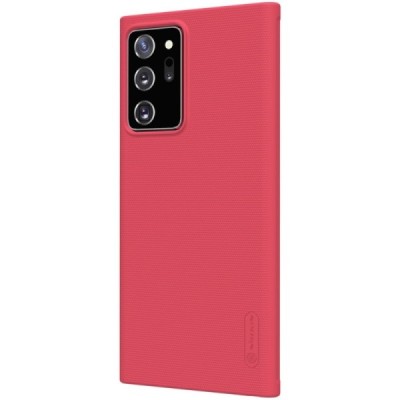 Nillkin Frosted Shield Samsung Galaxy Note 20 Ultra (N986F) raudonas plastikinis dėklas | Priedai.lt