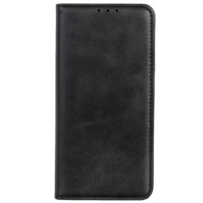 Samsung Galaxy Note 20 Ultra (N986F) „Split“ juodas odinis atverčiamas dėklas - knygutė | Priedai.lt