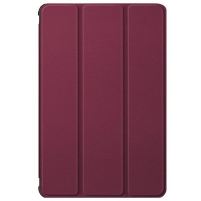 Samsung Galaxy Tab S7 11 (T875, T870) atverčiamas bordo odinis dėklas - knygutė (sulankstomas) | Priedai.lt