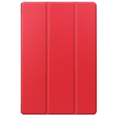 Samsung Galaxy Tab S7 FE 12.4", S7+ 12.4" (T976) atverčiamas raudonas odinis dėklas - knygutė (sulankstomas) | Priedai.lt