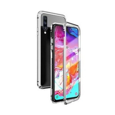 Samsung Galaxy A70 (A705F) Frame skaidrus (permatomas) magnetinis plastikinis dėklas | Priedai.lt