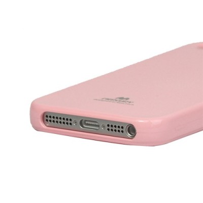 „Mercury“ Color kieto silikono (TPU) rožinis Apple iPhone SE (5, 5s) dėklas (dėkliukas) / Priedai.lt