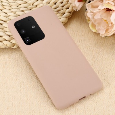 Samsung Galaxy S20 Ultra (G988) Shell kieto silikono TPU rožinis dėklas - nugarėlė | Priedai.lt