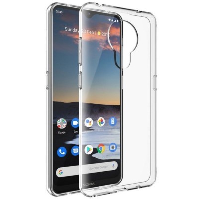 Nokia 5.3 (2020) „Imak“ kieto silikono TPU skaidrus dėklas - nugarėlė | Priedai.lt