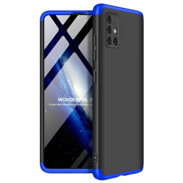 Thin Fit 360“ plastikinis dėklas - juodas / mėlynas (Galaxy A51)