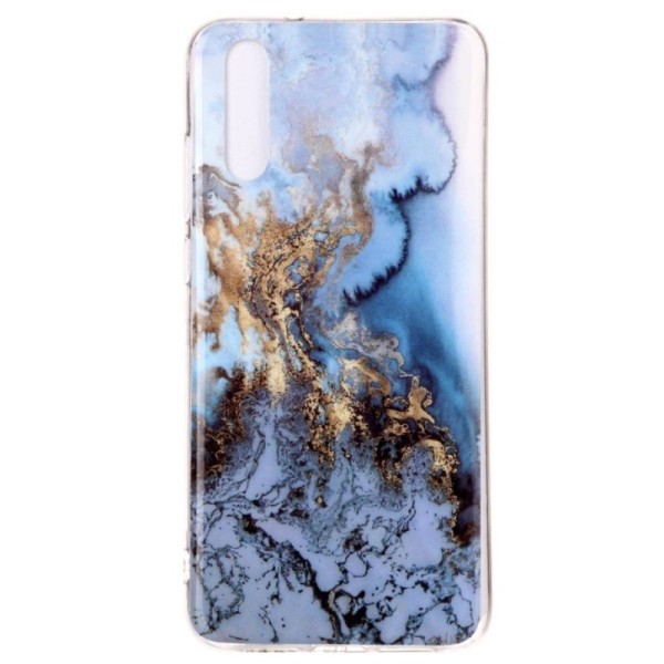 „Marble“ kieto silikono (TPU) dėklas - mėlynas (P20)