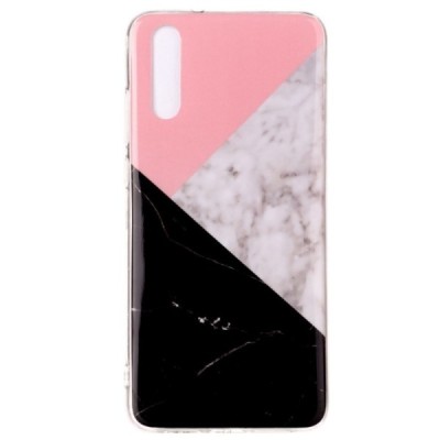 Huawei P20 „Marble“ kieto silikono TPU spalvotas dėklas - nugarėlė | Priedai.lt