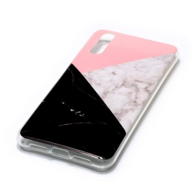 Huawei P20 „Marble“ kieto silikono TPU spalvotas dėklas - nugarėlė | Priedai.lt