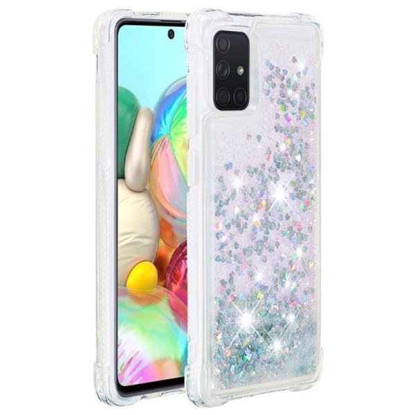 „Shine“ kieto silikono (TPU) dėklas - skaidrus (Galaxy A71)