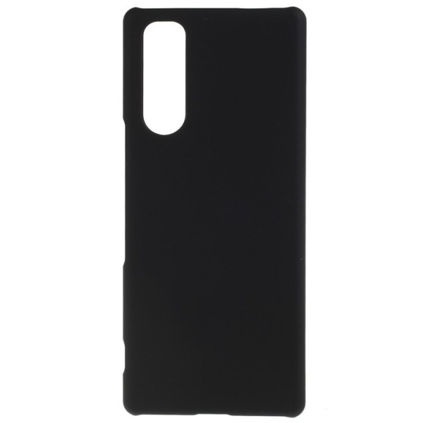 Matinis plastikinis dėklas - juodas (Xperia 5)