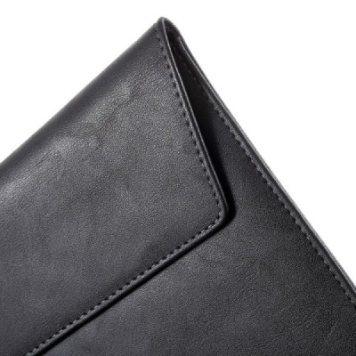 Sleeve universali įmautė, atverčiamas odinis juodas dėklas kompiuterinėms planšetėms | Priedai.lt