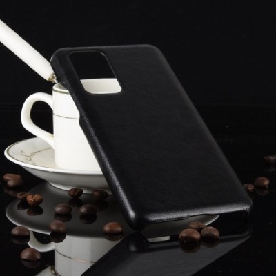 Slim Leather Huawei P40 juodas odinis dėklas - nugarėlė | Priedai.lt