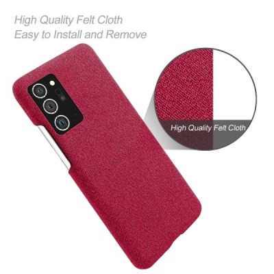 „Fashion“ Samsung Galaxy Note 20 (N980F) raudonas kieto silikono dėklas | Priedai.lt