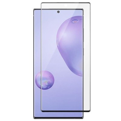 Samsung Galaxy Note 20 (N980F) „Rurihai“ 9H Tempered Glass sustiprintos apsaugos juodas pilnai dengiantis apsauginis ekrano stik