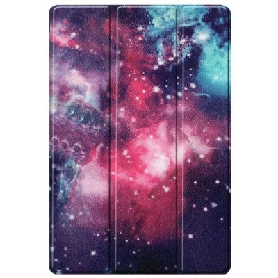 Samsung Galaxy Tab S7+ 12.4" (T976) atverčiamas spalvotas „Cosmo“ odinis dėklas - knygutė | Priedai.lt
