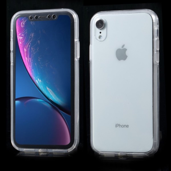 Pilnai dengiantis TPU dėklas - skaidrus (iPhone Xr)