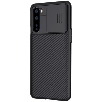 OnePlus Nord Nillkin CamShield juodas dėklas, nugarėlė su kameros apsauga | Priedai.lt