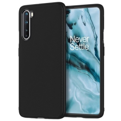 OnePlus Nord kieto silikono TPU juodas dėklas - nugarėlė | Priedai.lt