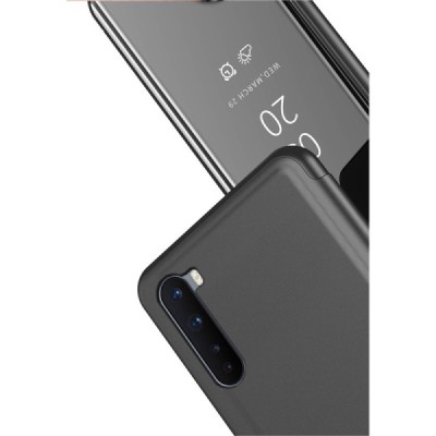 OnePlus Nord plastikinis atverčiamas juodas dėklas | Priedai.lt