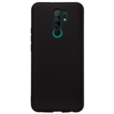 Xiaomi Redmi 9 Shell kieto silikono TPU juodas dėklas - nugarėlė | Priedai.lt